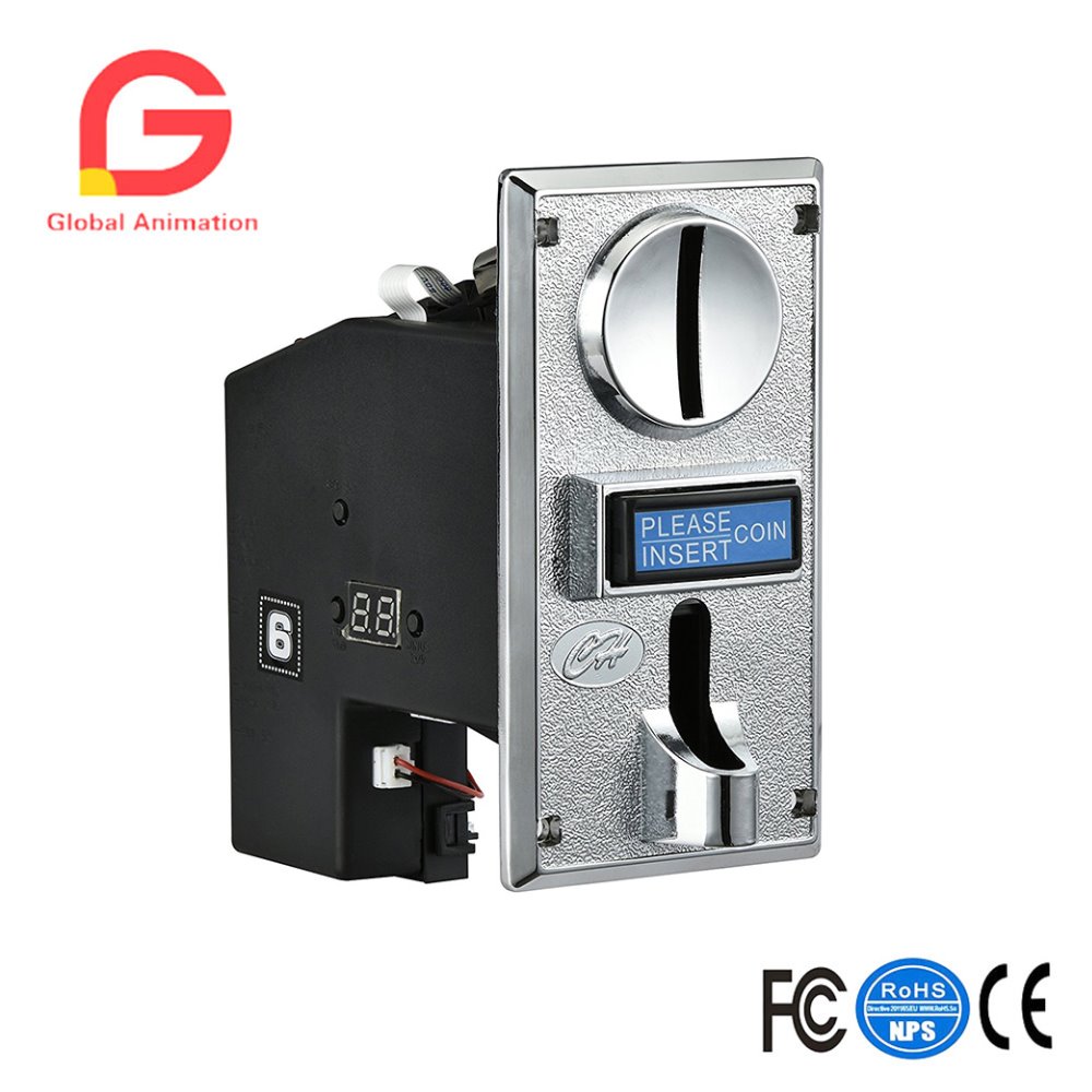 Coin Acceptor Selector - CH-924, 4 aceptadores de monedas múltiples