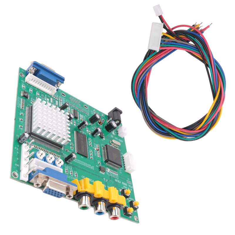 Usb Game Board Jamma - GBS8200 CGA/EGA/YUV/RGB a salida VGA, placa