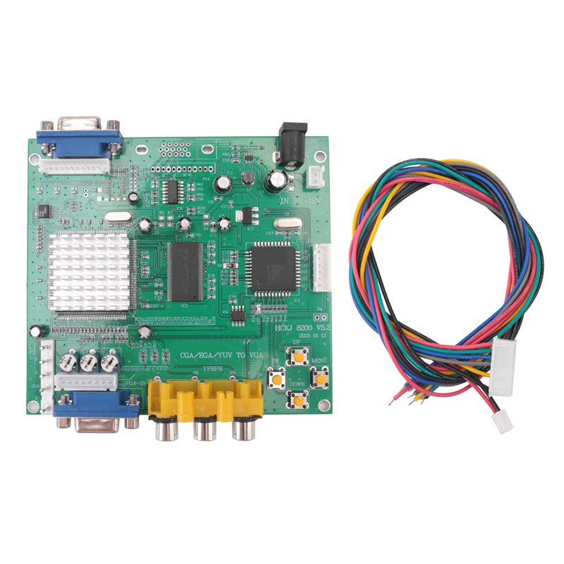 Usb Game Board Jamma - ASMA-GBS8200 CGA/EGA/YUV/RGB a salida VGA, placa
