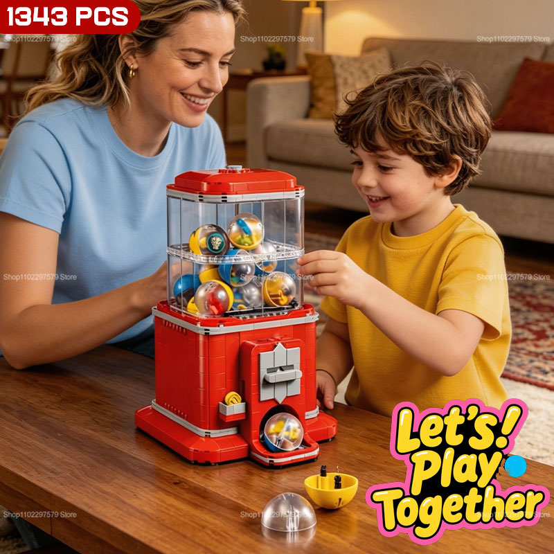 Arcade Toy Vending Machine - Set de Bloques de Construcción de