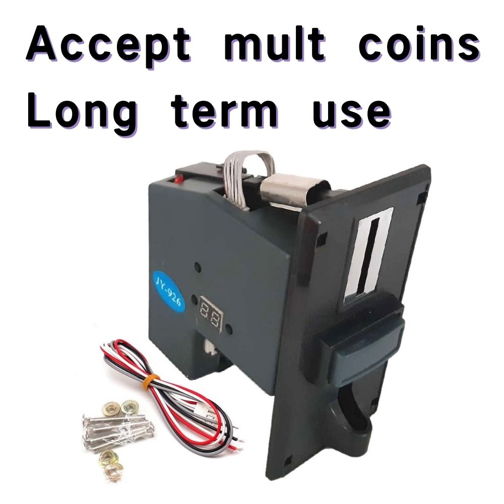 Coin Acceptor Selector - Aceptador de monedas múltiple con placa
