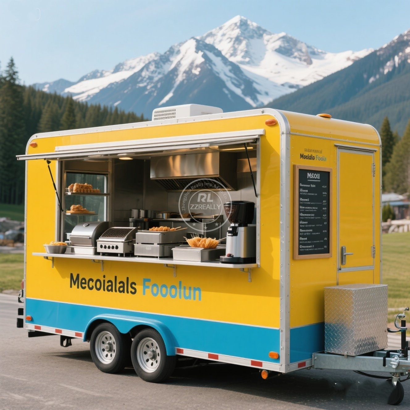 Hot Dog Vending Cart - Fabricante de remolques de comida personalizables,