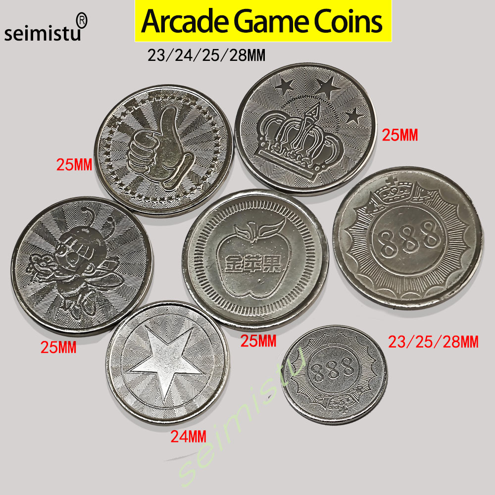 Arcade Toy Claw Vending Machine - 100 Uds. De fichas de acero