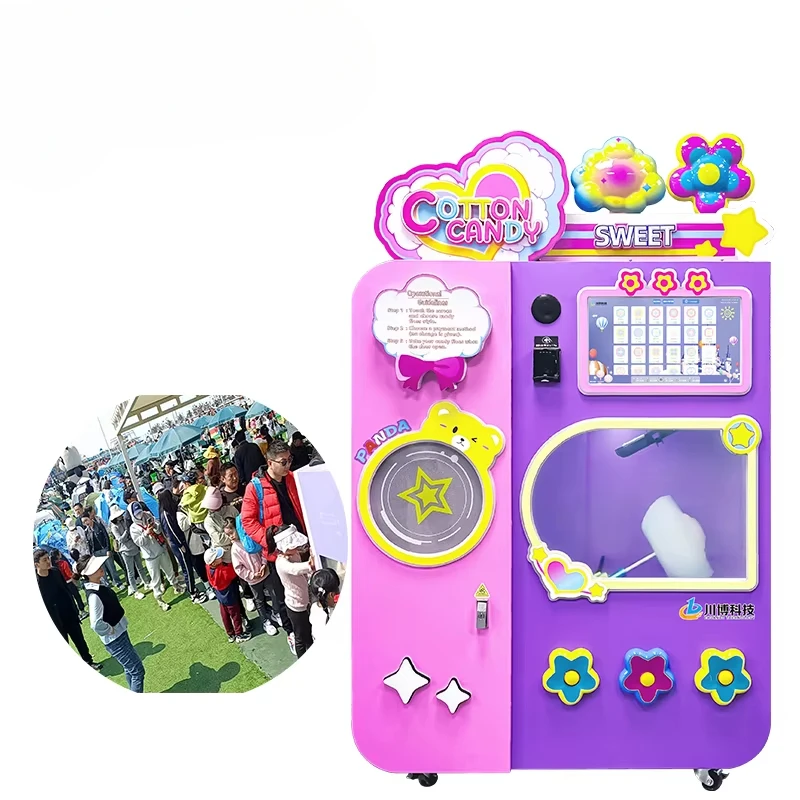 Candy Vending Machine - Máquina Expendedora de Algodón de Azúcar
