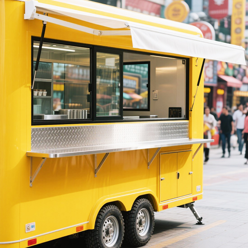 Hot Dog Vending Cart - Carrito de Comida Comercial Personalizado para