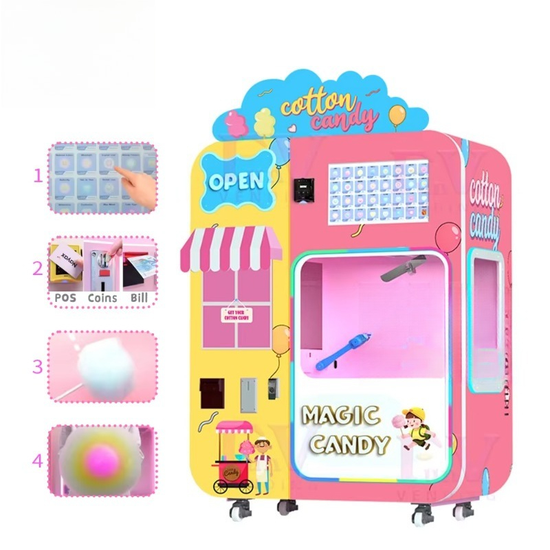 Máquina expendedora de algodón - Candy Vending Machine reseña y precio