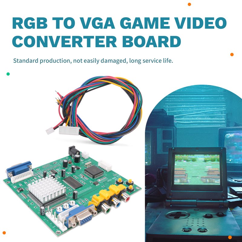 ASMA-GBS8200 CGA/EGA/YUV/RGB a - Usb Game Board Jamma reseña y precio