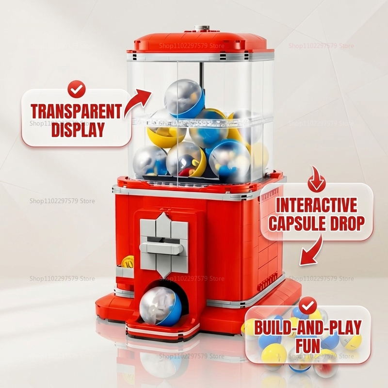 Set de Bloques de Construcción - Arcade Toy Vending Machine reseña y precio