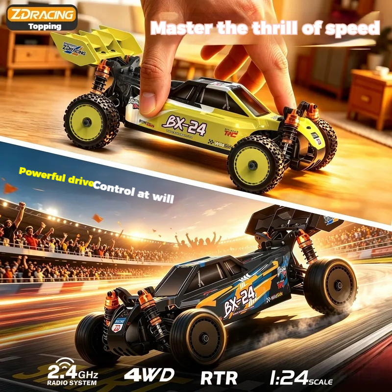 Zd Racing 1/24 Bx 24 4wd Buggy - Racing Arcade Cabinet reseña y precio
