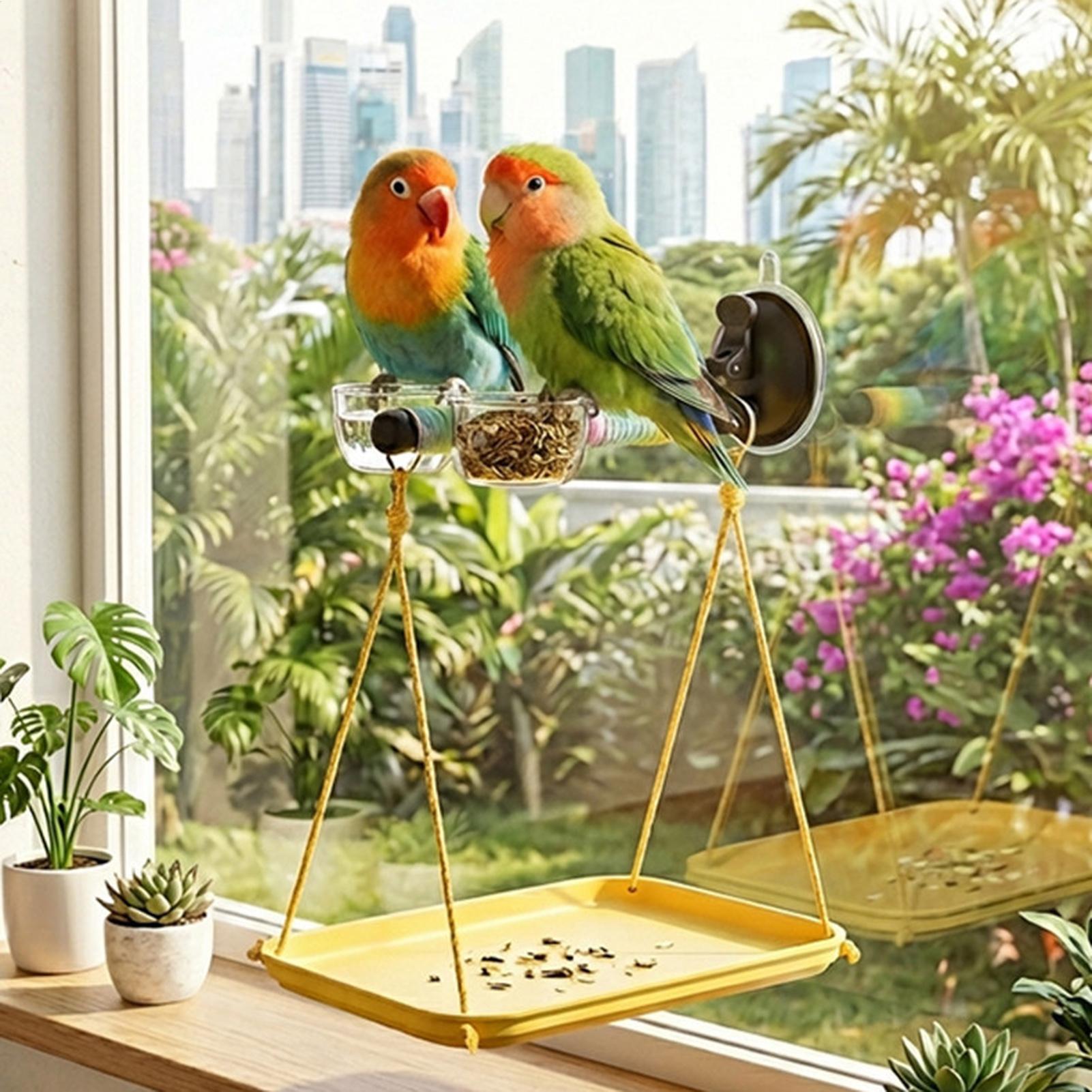 Juguete de ventana para pájaro - Racing Arcade Cabinet reseña y precio