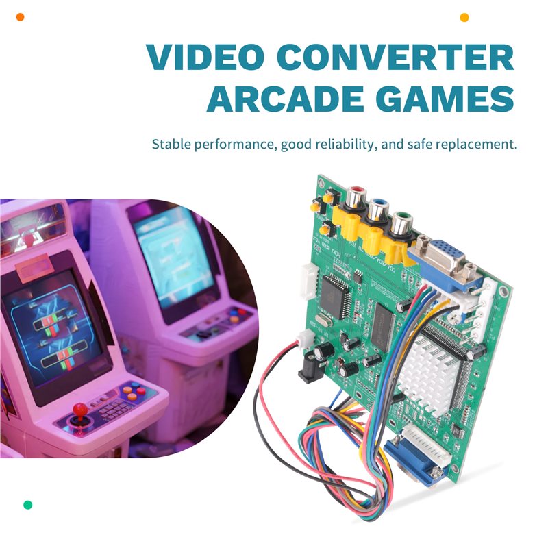 ABKN-GBS8200 CGA/EGA/YUV/RGB a - Usb Game Board Jamma reseña y precio
